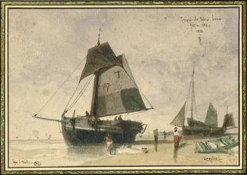 Two Fishing Boats, 1856